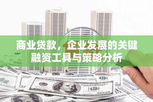 藁城商业贷款，企业发展的关键融资工具与策略分析