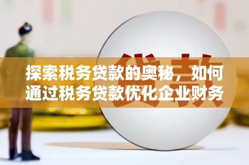 藁城探索税务贷款的奥秘，如何通过税务贷款优化企业财务