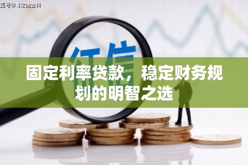 藁城固定利率贷款，稳定财务规划的明智之选