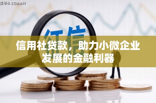 藁城信用社贷款，助力小微企业发展的金融利器