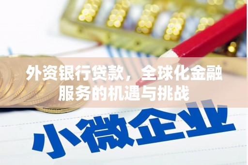藁城外资银行贷款，全球化金融服务的机遇与挑战